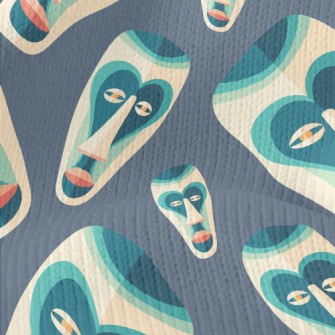 Traditional Tribal Mask Stretch Jersey