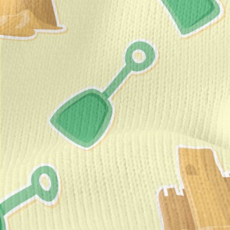 Sand Castle And Shovel Stretch Jersey