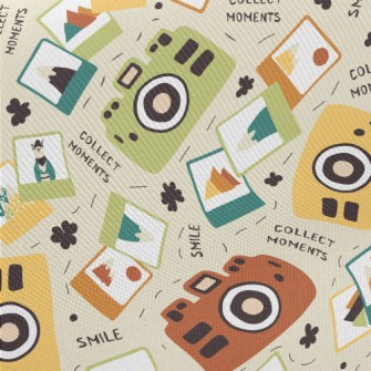 Colorful Camera Films Midweight Cotton Poplin