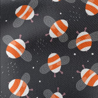 Striped Bee Waterproof Canvas
