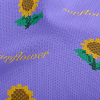 Vitality Sunflower Athletic Mesh Flat Back