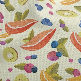 Sweet And Sour Fruit Salad Athletic Mesh Flat Back