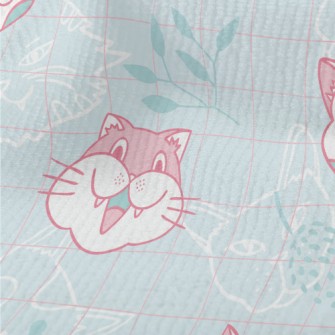 Cute Cat Family Terry