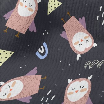 Owl With Closed Eyes Terry