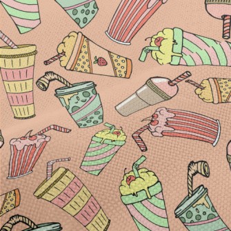 Strawberry Milkshake Drink Performance Linen