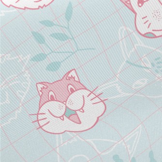 Cute Cat Family Twill