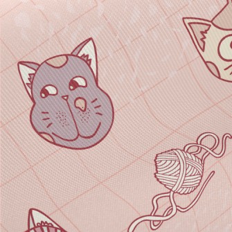 Funny Expression Cat Twill