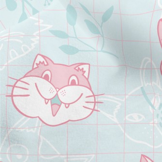 Cute Cat Family Micro Fleece