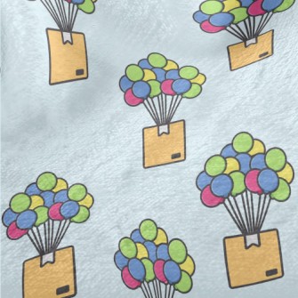 Colorful Balloon Delivery Minky