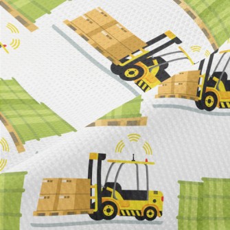 Cargo Delivery Truck Piqué