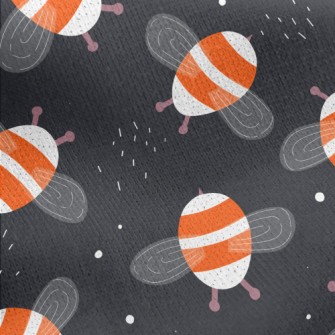 Striped Bee Jersey Backed Fleece