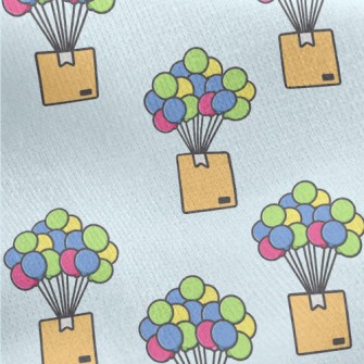 Colorful Balloon Delivery Jersey Backed Fleece