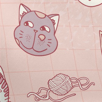 Funny Expression Cat Pongee