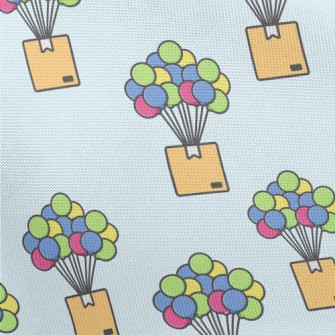 Colorful Balloon Delivery Pongee