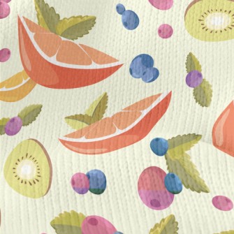 Sweet And Sour Fruit Salad Stretch Jersey