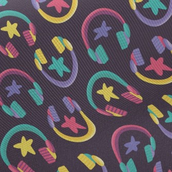 Fluorescent Star Headphones Twill