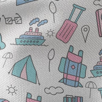 Various Means Of Travel Waterproof Canvas