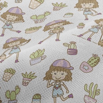 Girl Gardening Expert Performance Linen