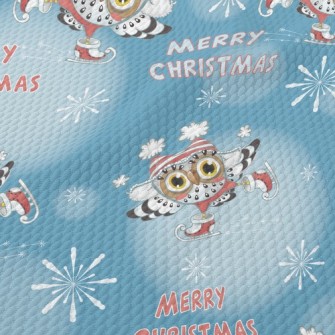 Gorgeous Skater Owl Birdseye Piqué