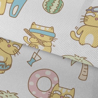 Holiday Cat With Treacherous E Waterproof Oxford