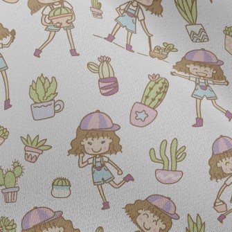 Girl Gardening Expert Chiffon