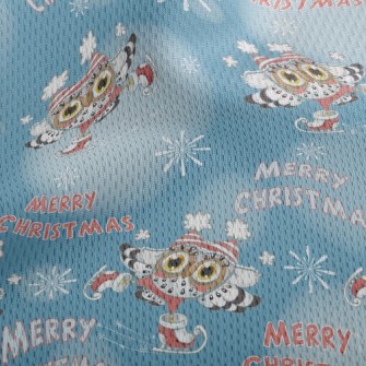 Gorgeous Skater Owl Athletic Mesh Flat Back