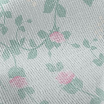 Elegant Thorn Rose Standard Corduroy