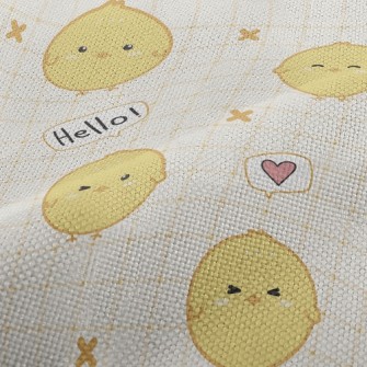 Cute Chick Says Hello Performance Linen