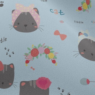 Cute Hairband Kitten Chiffon