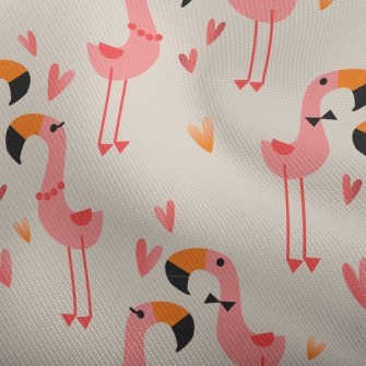 Red Crane Couple In Love Dobby