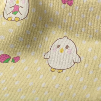 Little Chick Eats Strawberry Terry