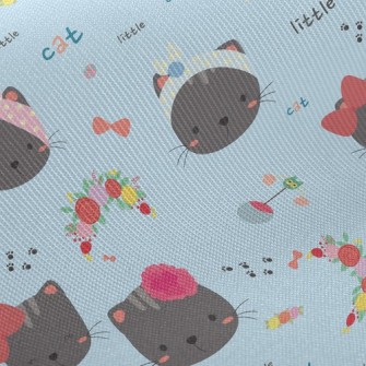 Cute Hairband Kitten Twill
