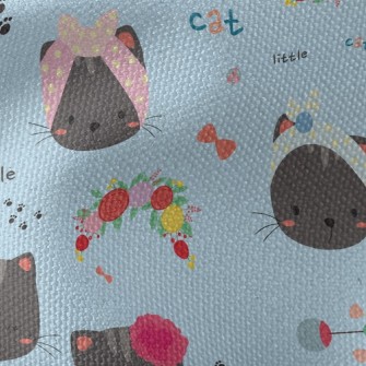 Cute Hairband Kitten Waterproof Canvas