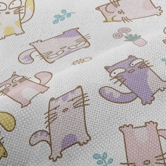 Despicable Cat With Colorful E Performance Linen