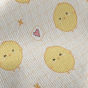 Cute Chick Says Hello Standard Corduroy