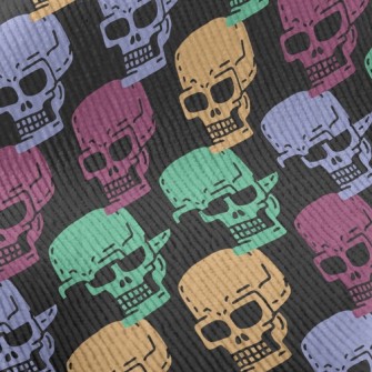 Funny Expression Skull Standard Corduroy