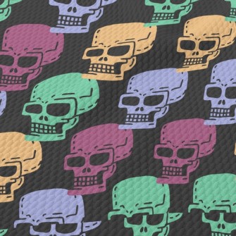 Funny Expression Skull Birdseye Piqué