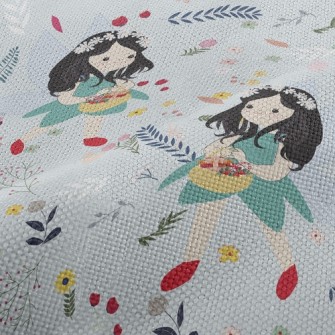 Beautiful And Generous Flower  Performance Linen