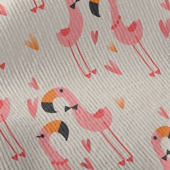 Red Crane Couple In Love Standard Corduroy