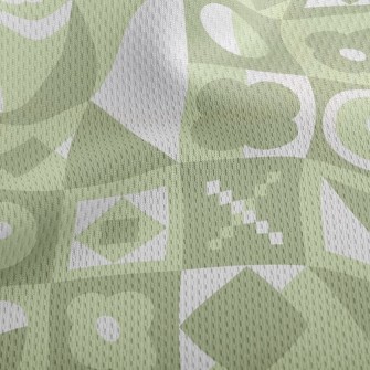 Splicing Strange Squares Athletic Mesh Flat Back