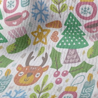 Cute Reindeer Celebrating Chri Terry