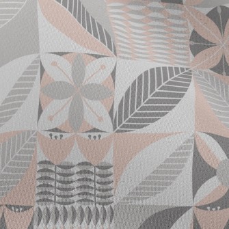 Psychedelic Oval Splicing Chiffon