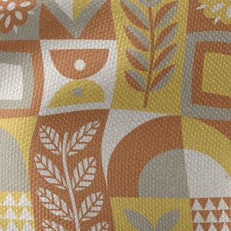 Square Combination Flowers Waterproof Canvas