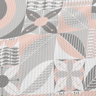 Psychedelic Oval Splicing Birdseye Piqué