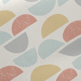 Semicircle Geometric Figure Twill