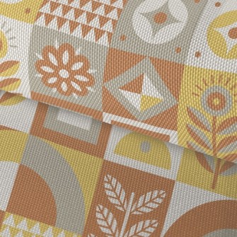 Square Combination Flowers Waterproof Oxford