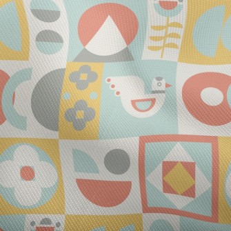 Cute Checkered Bird Dobby