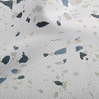 Abstract Stippling Athletic Mesh Flat Back