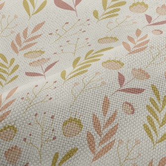 Fairy Garden Flowers Performance Linen