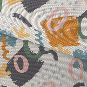 Abstract Watercolor Style Waterproof Oxford